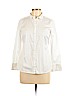 Ann Taylor White Long Sleeve Button-Down Shirt Size 10 (petite) - photo 1