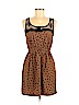 Forever 21 100% Polyester Brown Casual Dress Size M - photo 1