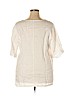 Lungo L'arno White Short Sleeve Blouse Size 2X - photo 2