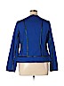 INC International Concepts Blue Jacket Size 0X - photo 2