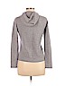 Neiman Marcus 100% Cashmere Gray Pullover Hoodie Size M - photo 2