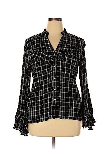INC International Concepts Long Sleeve Blouse (view 1)