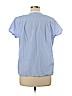 Karl Lagerfeld 100% Cotton Blue Short Sleeve Button-Down Shirt Size M - photo 2