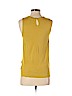 H&M 100% Viscose Gold Sleeveless Top Size S - photo 2