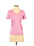 Nike 100% Polyester Pink Active T-Shirt Size XS - photo 1