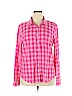 Crown & Ivy Pink Long Sleeve Button-Down Shirt Size XL - photo 1