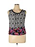 Candie's 100% Polyester Black Sleeveless Blouse Size L - photo 1