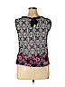 Candie's 100% Polyester Black Sleeveless Blouse Size L - photo 2