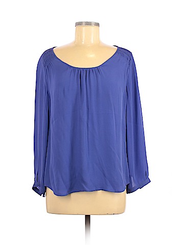 Joie Long Sleeve Silk Top (view 1)