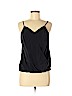 Annie Griffin 100% Silk Black Sleeveless Silk Top Size M - photo 1
