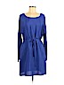 Hutch 100% Polyester Blue Casual Dress Size M - photo 1