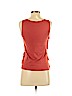 Ann Taylor LOFT 100% Polyester Burgundy Sleeveless Blouse Size XS (petite) - photo 2