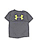 Under Armour 100% Polyester Gray Active T-Shirt Size 6 - photo 1