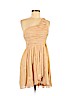 Jodi Kristopher 100% Polyester Tan Cocktail Dress Size 9 - 10 - photo 1