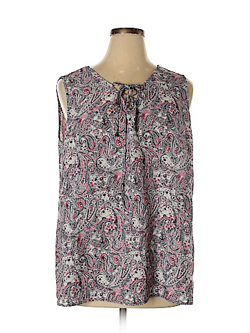 Terra & Sky Sleeveless Blouse (view 1)