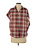 Madewell 100% Cotton Red Short Sleeve Button-Down Shirt Size S - photo 1