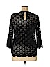 H&M Black 3/4 Sleeve Blouse Size XL - photo 2