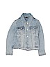 Gap Kids 100% Cotton Solid Blue Denim Jacket Size 7 - photo 1