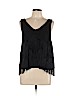 HD in Paris 100% Polyester Black Sleeveless Blouse Size 12 - photo 1