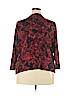 Rafaella 100% Cotton Red Cardigan Size 3X - photo 2