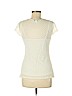 Banana Republic Ivory Short Sleeve Top Size M (petite) - photo 2