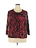 Rafaella 100% Cotton Red Cardigan Size 3X - photo 1