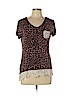 rue21 Brown Short Sleeve Top Size L - photo 1