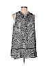 Mossimo 100% Polyester Black Sleeveless Blouse Size XL - photo 1
