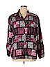 Notations 100% Polyester Pink Long Sleeve Blouse Size 1X - photo 1
