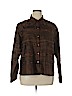 Chico's 100% Silk Brown Long Sleeve Silk Top Size XL (3) - photo 1