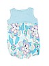 Tea 100% Cotton Blue Short Sleeve Outfit Size 6-12 mo - photo 2