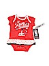NBA Graphic Red Short Sleeve Onesie Size 0-3 mo - photo 1