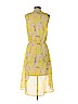 Mossimo 100% Polyester Yellow Casual Dress Size S - photo 2