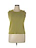 Chico's Green Sleeveless Silk Top Size XL (3) - photo 1
