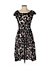 Yoana Baraschi 100% Viscose Black Cocktail Dress Size 4 - photo 1