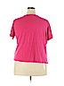 Rafaella 100% Cotton Pink Short Sleeve Top Size 3X - photo 2