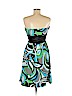 Snap 100% Polyester Blue Cocktail Dress Size 7 - photo 2