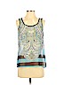 a.n.a. A New Approach 100% Polyester Blue Sleeveless Blouse Size S (petite) - photo 1