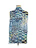 Anne Klein Blue Sleeveless Blouse Size 16 - photo 2