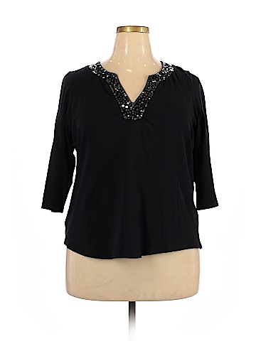 Caslon Long Sleeve Top (view 1)