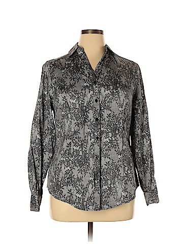Lane Bryant Long Sleeve Button-Down Shirt (view 1)