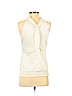Heart Soul 100% Polyester Ivory Sleeveless Blouse Size S - photo 2