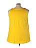 Woman Within 100% Cotton Yellow Sleeveless Top Size 22 (1X) - photo 2