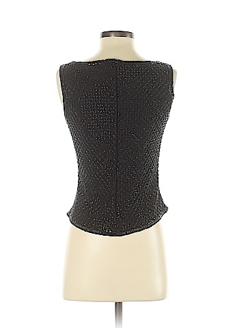 Adrianna Papell Sleeveless Silk Top (view 2)
