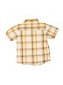 Gymboree 100% Cotton Tan Short Sleeve Button-Down Shirt Size 5 - photo 2