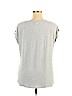 Maurices 100% Polyester Gray Short Sleeve Blouse Size XL - photo 2