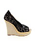 Jennifer Lopez Black Wedges Size 7 - photo 1