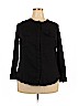 Ava & Viv Black Long Sleeve Blouse Size 1X - photo 1