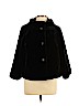 Via Spiga Black Faux Fur Jacket Size L - photo 1