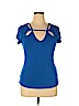 Candie's Blue Short Sleeve Top Size XL - photo 1